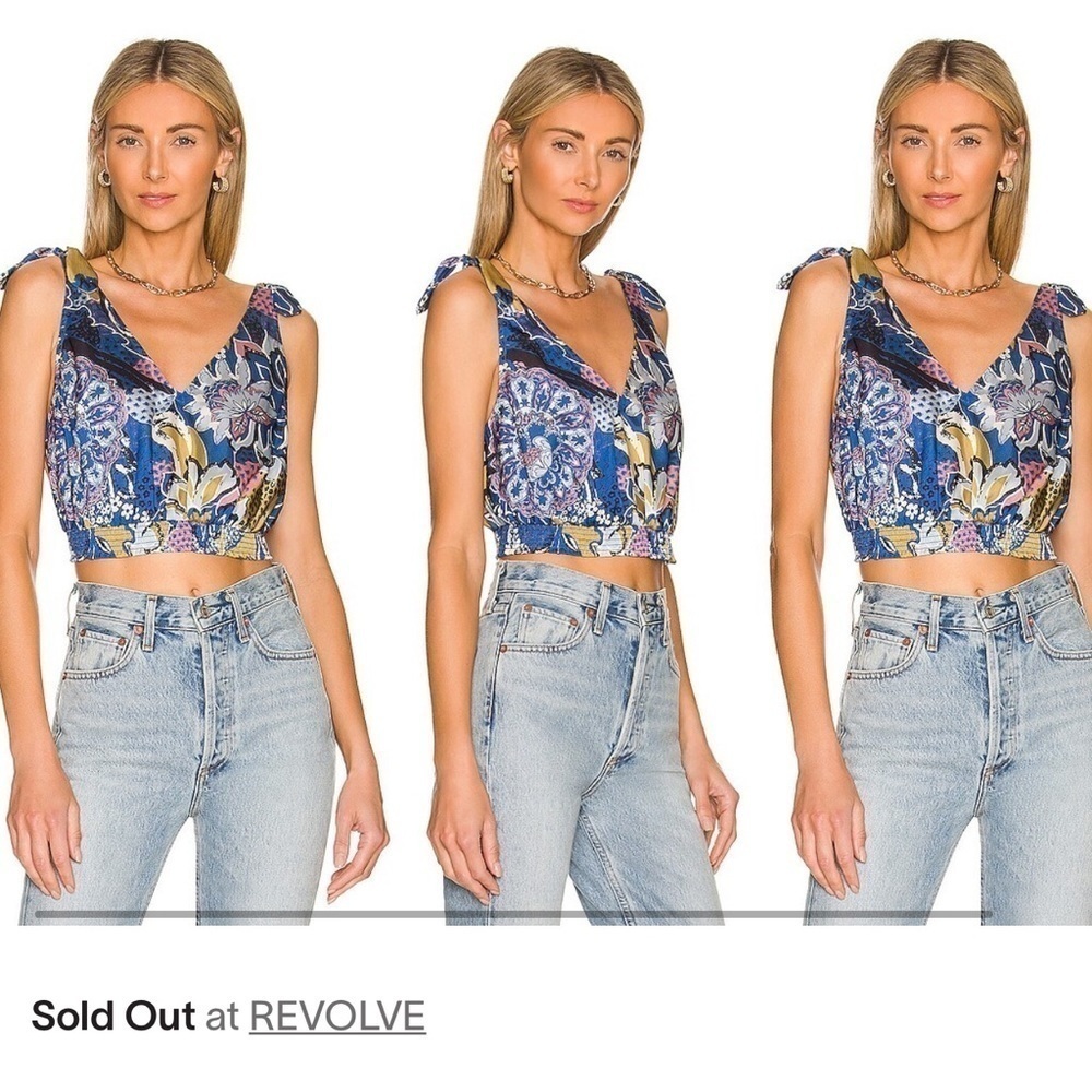 Free People Weekend In Montauk tank crop tie strap intimately free NWT s…​